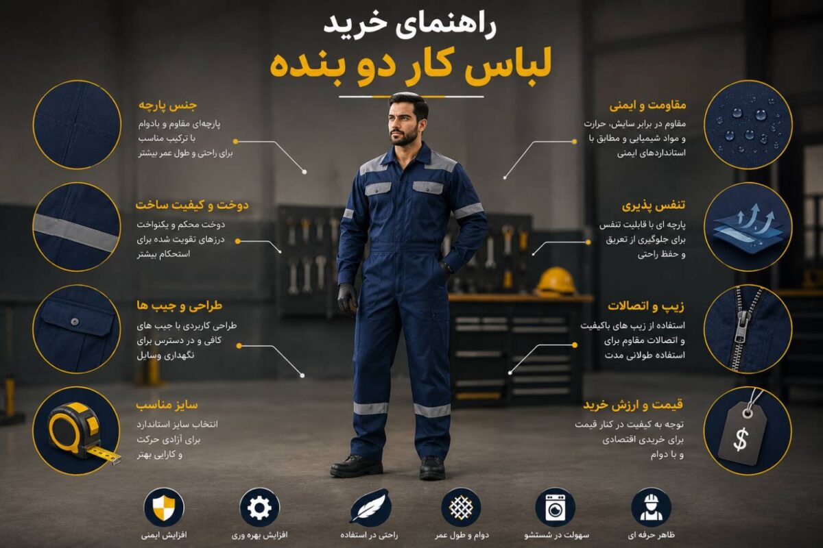 راهنمای خرید لباس کار دو بنده